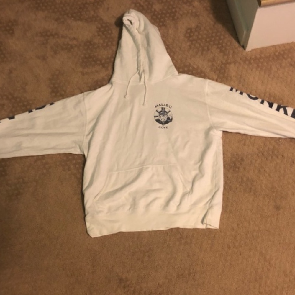 Brandy Melville Monkey Island White Hoodie